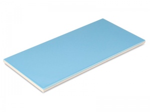 Фарфоровая плитка глазурованная 12,5х25 см, св.-голубая