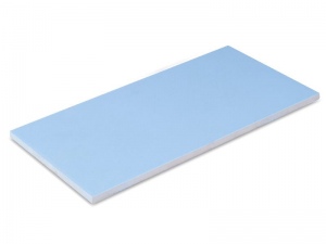 Фарфоровая плитка глазурованная 12,5х25 см, св.-голубая противоскользящая