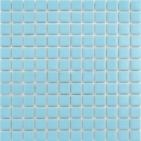 Фарфоровая мозаика 2,5х2,5 см, голубая вода